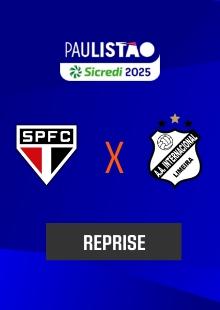 Reprise: São Paulo x Inter de Limeira